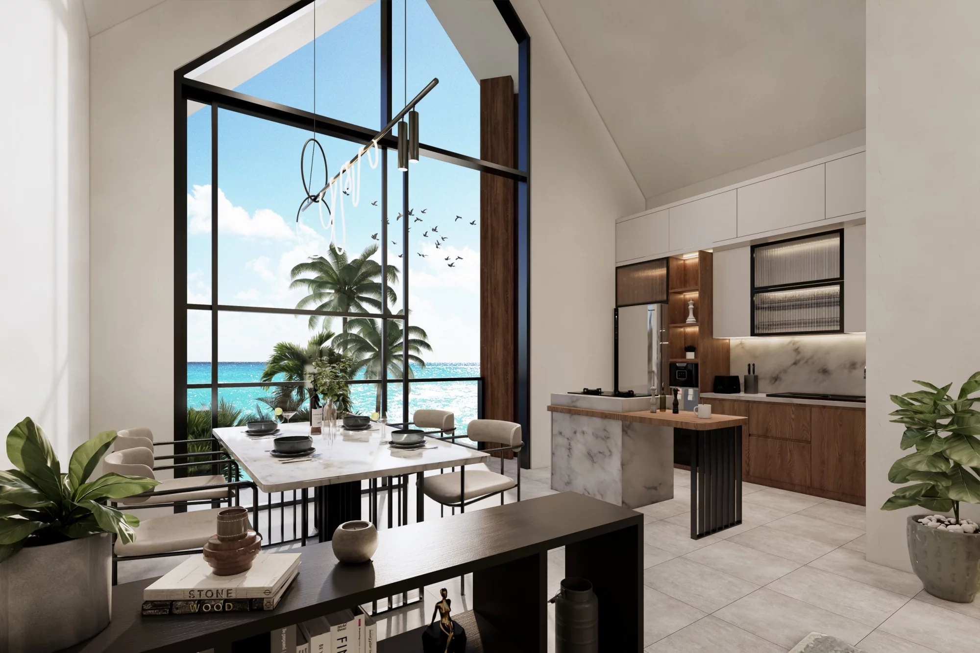 OCEAN VIEW 1/2 BEDROOM VILLA IN NUSA DUA BALI FOR SALE LEASEHOLD BE-320 